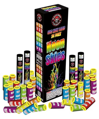 4″ Neon Skies 24’S