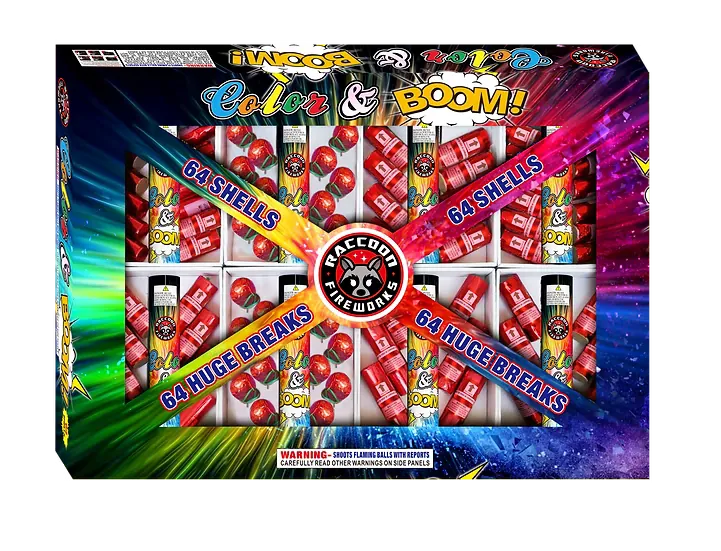 Color & Boom Artillery Assortment 64’S
