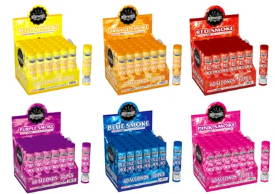 HW Color Smoke Tube – Assorted (Case of 180)