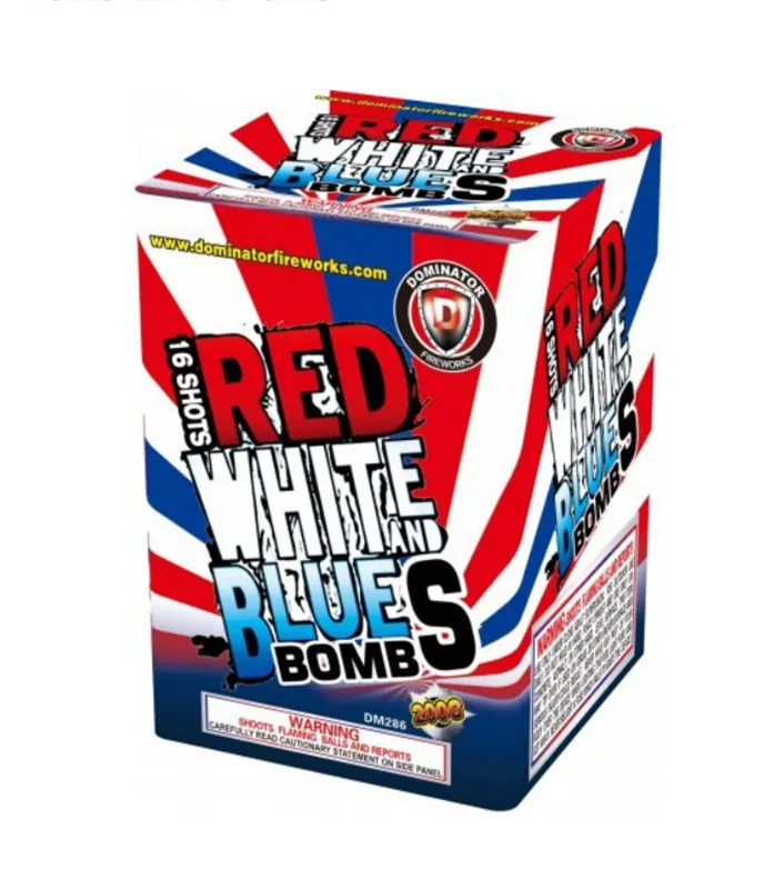 Red, White, and Blue Bombs