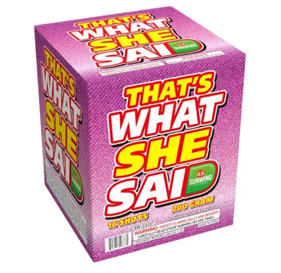 That’s What She Said